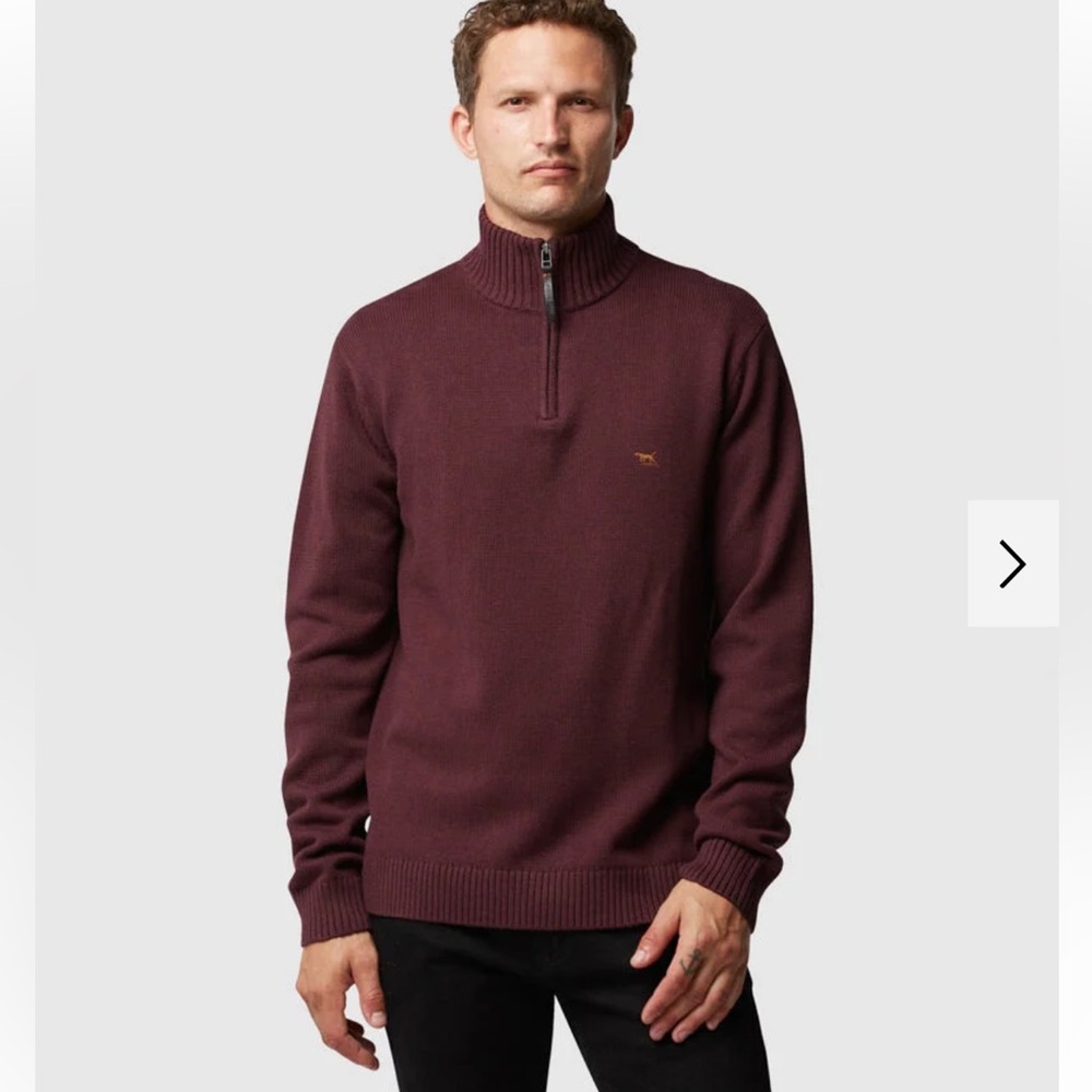 🟣 BOGO! Rodd & Gunn Men’s Merrick Bay Quarter Zip-Up Sweater